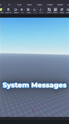 How To Add SYSTEM MESSAGES To Your Roblox Game