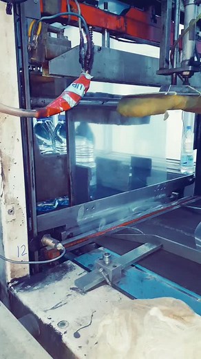 Plastic Bottle Packaging Machine in Action
