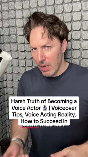 The harsh truth about becoming a voice actor 🎙️ Learn voice acting tips, voiceover secrets, and what it really takes to succeed in voiceover.