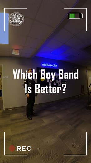 The late 90s and early 2000s was the era of the boy band. The Backstreet Boys were living “Larger Than Life” while NSYNC was “Tearin’ Up ‘our’ Hearts” with their music. This week the #FargoPD picks a side in the great boy band debate. | Fargo Police Department