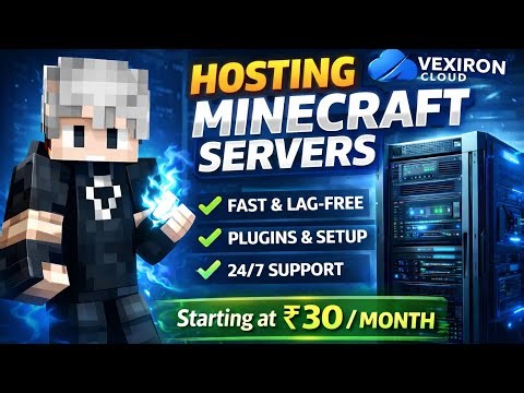 Best FREE Minecraft Hosting Server in 2025 | 24/7 Online & No Lag