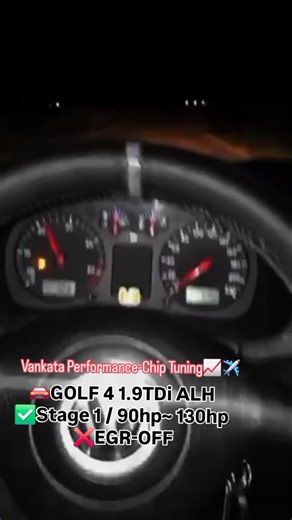 Vankata Performance-Chip Tuning📈✈️ on Instagram: "🚘GOLF 4 1.9TDi ALH ✅Stage 1 / 90hp~ 130hp ❌EGR-OFF #vwgolf4 #stage1 #plovdiv #fpyシviralfypシ゚viralシalシ #fpyシ゚"