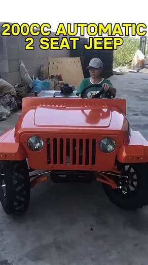 Yang Emily on Instagram: "200cc Off road Chain Drive Adult two seat Mini Jeep Go kart Factory #gokart #minijeep"