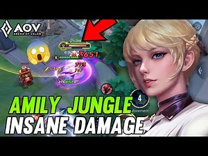 AoV : AMILY GAMEPLAY | AMILY JUNGLE INSANE DAMAGE - ARENA OF VALOR