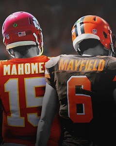 120K views · 361 reactions | Baker Mayfield and Patrick Mahomes go head-to-head today. The last time these two matched up, there were fireworks  | Cycle | Facebook