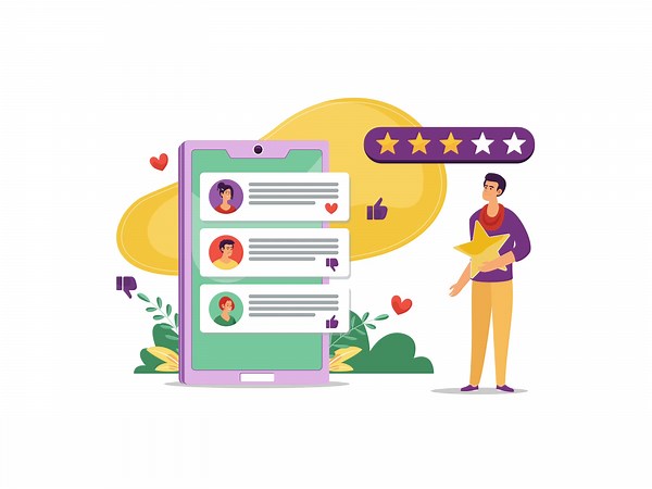 Online Customer Reviews Animation