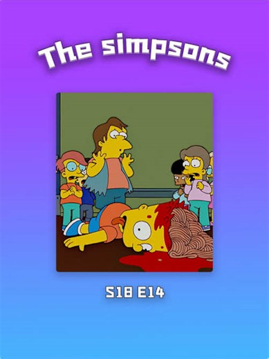 Bart dumped spaghetti and tomato sauce on his head, scaring off all the other kids.#movie #cartoon #simpsons #thesimpsons #fypシ
