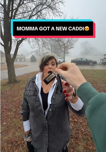 Mom Celebrates Christmas with a New Cadillac Surprise
