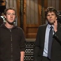 Jesse Eisenberg and Mark Zuckerberg meet on SNL
