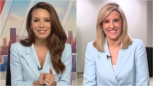 ‘Wonderful taste’: TV host and reporter share light-hearted moment over matching outfit