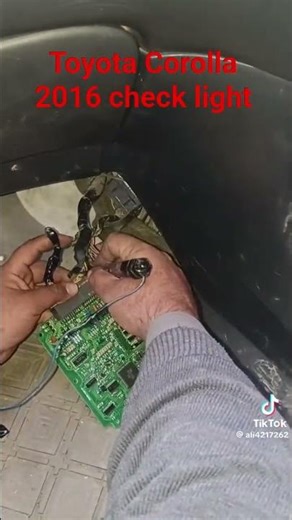 Toyota Corolla 2016 model check engine light wiring diagram and check manual code