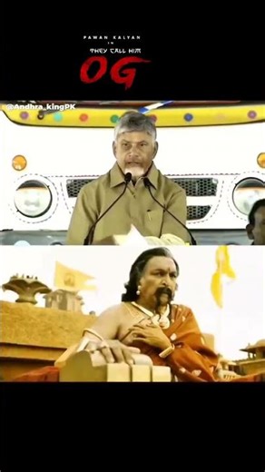 Baahubali Scene Recreated Pawankalyan #TheyCallHimOGCults and Sainiks Happy Retweet button badhalai