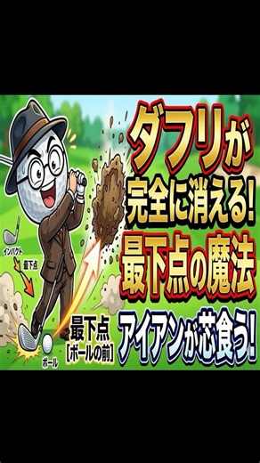 【神回】ダフリが完全に消える！一貫して芯を食う「最下点」の魔法