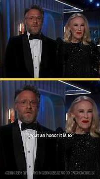Moose Knuckles 2 was a masterpiece. #GoldenGlobes #SethRogen #CatherineOHara