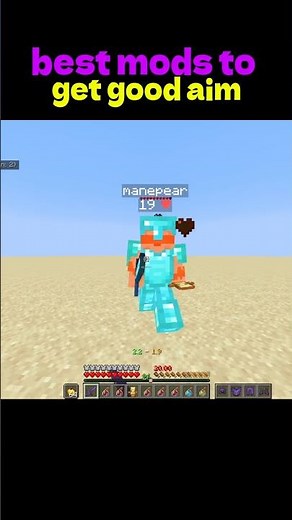 best mods to get good aim #minecraft #lifeisbutadream #pvp tips
