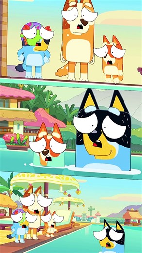 🐶😈 Bingo.EXE’s Monster Transformation! 😱 #Shorts #bluey #animation #funny #memes