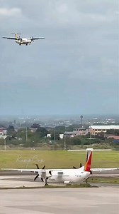 33K views · 419 reactions | Capturing Amazing Turboprop Planes in actions. #ATR #Q400 #airportlife #planespotting #aviationdaily #ATC #followerseveryonehighlights #fbpost2025シ #fbreelsfypシ゚viralシ #fbviralreels #fbshortsreels #fbvideoreels #fbreelsfypシ゚ | RampCon | Facebook