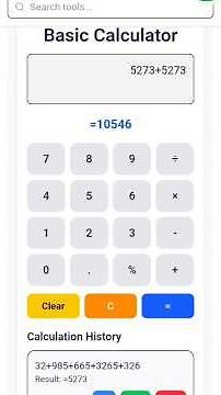 Online calculator free | Calculator | Simple Calculator | Online Calculator