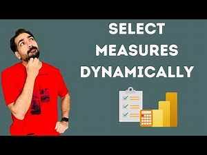 Select measures dynamically from a slicer in Power BI | Dynamic Measures | DAX Sundays |Power BI |4K