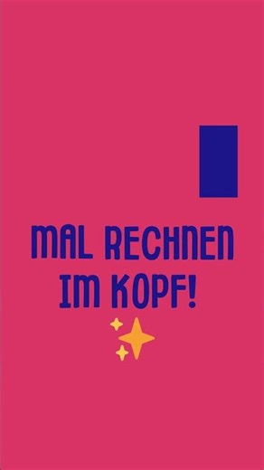 Schnelle Multiplikation von großen Zahlen im Kopf! 🧠✨ - Mathehack - Lifehack