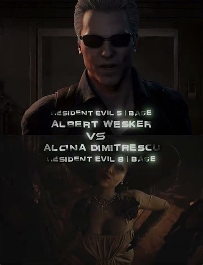 Lady Dimitrescu Vs Albert Wesker #ladydimitrescu #albertwesker #wesker #dimitrescu