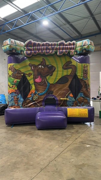 Time lapse of our Scooby doo theme bouncy castle 🦴🎉 #scoobydoo #scooby #shaggy #bouncycastle #hire #event #party #kids #tiktok #fy #fyp #fypシ゚viral #seo #viral #theme #viral #blowthisup