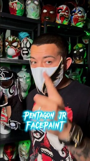 PENTA WWE MAKEUP tutorial #wwe #wrestling #penta #wweonnetflix #wwecosplay #wwefan