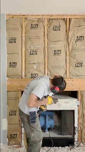 Secret to removing old fireplace with little to no wall damage