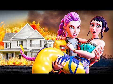 ¡SALVADO por RUMI! KPop Demon Hunters Animación