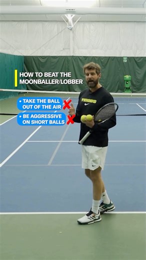 How To Beat The “Moon-Baller / Pusher” It’s easier than you think 🏷 #tennis #tennistips #tennislesson #tenniscoach #tennisplayer #strategy #moonball #pusher #slice | PlayYourCourt
