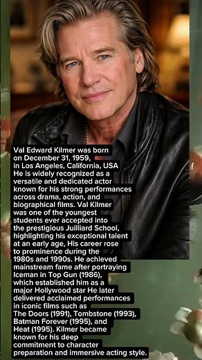 Val Edward Kilmer Portrayed Bruce Wayne/Batman in Batman Forever (1995) 🦇