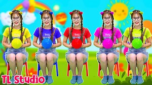 Presents 5 Little Monkeys, a popular children’s rhyme about five naughty monkeys who jump on the bed and get into trouble, for your kid to watch and sing along! | Ly LY ToysReview