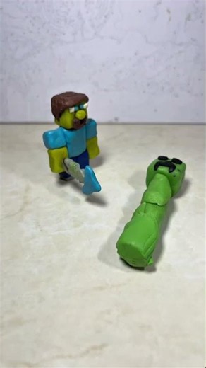 Roblox: "Knockout" vs. Minecraft # #roblox #robloxanimation #minecraft