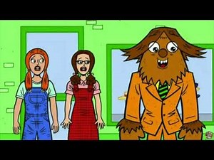 Yo gabba gabba uk dub super Martian robot girl