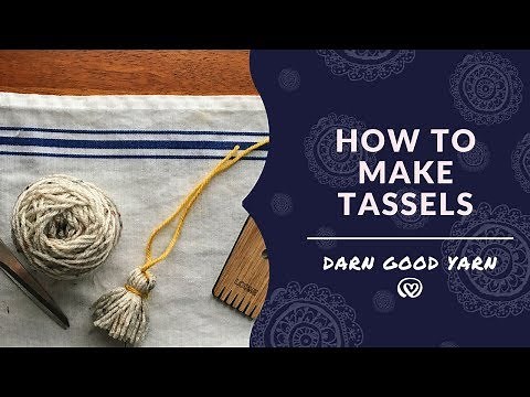 How To Make Decorative Tassels