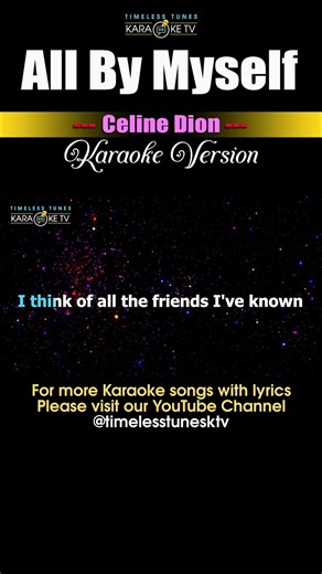 All By Myself - Celine Dion (Karaoke Teaser) #allbymyself #karaoke #karaokesongswithlyrics