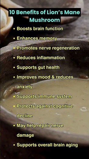 10 Benefits of Lion’s Mane Mushroom