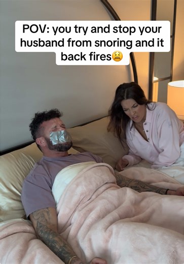 Hilarious Snoring Fails: When Wives Attempt to Silence Husbands
