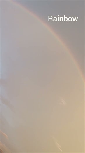 view of rainbow 🌈 😍 ✨️ wow 👌 ✨️ #rainbow #nature #rainbowcolours #trending #viralshorts