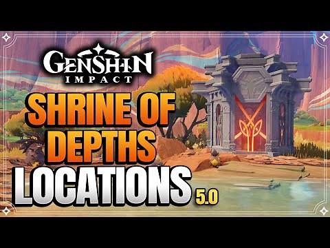 All Natlan Pyro Shrine Of Depths Locations - Part 1 |【Genshin Impact】