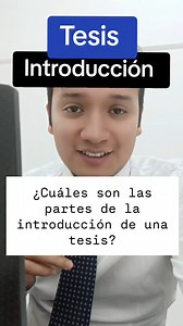 Que se escribe en la introducción de una tesis. Partes de una introducción de tesis #introduccion #tesis #metodologiadelainvestigacion #educación #cientifico | Mister Investigación