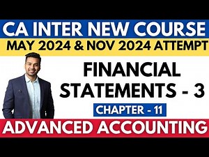 ICAI Important Questions | Financial Statements - 3 | CA INTER Advanced Accounting | CA Parag Gupta