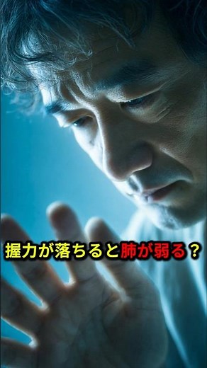 握力低下は身体のサインかも。手の力と肺の関係を簡単に解説します。#健康 #握力 #呼吸 #中高年向け