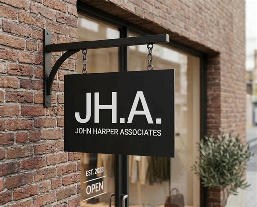 Custom Blade Sign, Hanging Business Sign, Double Sided Storefront Shop Logo Signs - Etsy