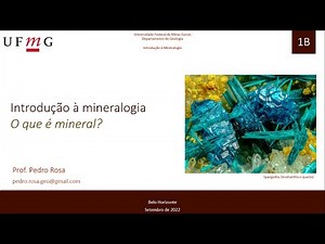 1B Introduction to Mineralogy - What is a mineral?
