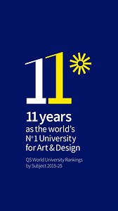 🚀 We’re thrilled to share we've been named the World’s No. 1 Art and Design University in the QS World University Rankings for the 11th consecutive year! 🚀 With an overall score of 97.4%, our rankings recognise the global impact of artists and designers from the RCA and London’s status as a world centre for creative practice. We were also ranked No. 1 by QS for History of Art for the second year in a row. Professor Christoph Lindner, President and Vice-Chancellor of the Royal College of Art, s
