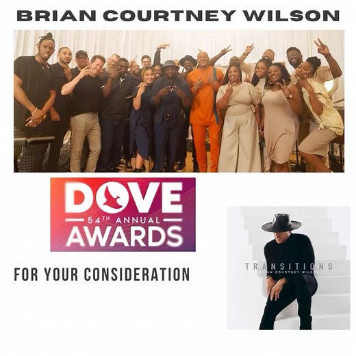The FINAL BALLOT for the @gmadoveawards opens today. ‘TRANSITIONS’ is up for Traditional Gospel Album of The Year. Thank you so much for your consideration! 🤞🏽🤞🏽🤞🏽🙏🏽🙏🏽🙏🏽 | Brian Courtney Wilson