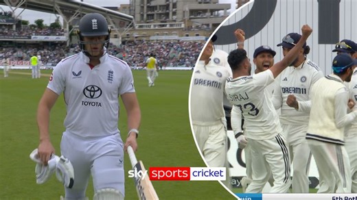 England vs India 5th Test: Mohammed Siraj takes TWO early wickets on crazy start to day five