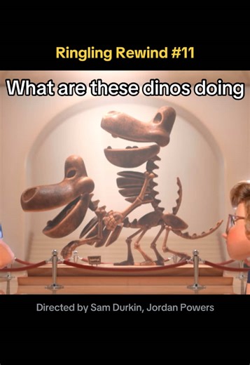 Introducing our student animation film Dino Bone (2021), Directed by Sam Durkin & Jordan Powers! Dino Bone is a student-animated CGI short film. After seeing a suggestive fossil of two dinosaurs “getting it on,” an anxious father tells his curious son a series of little white lies to avoid having “The Talk.” Check out other Ringling Rewinds on our page for more student films! @Ringling College