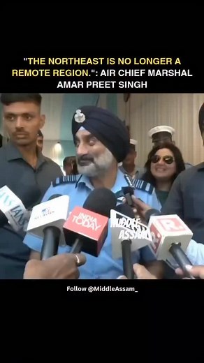 “The Northeast is no longer a remote region.”: Air Chief Marshal Amar Preet Singh He remarked, “The North East is no longer a remote place. We always had various display teams coming to the North East and continuing. And this is the first time we’ve had an Air Force Day celebration in the North...” #assam #northeastindian #middleassam #newsassam | MiddleAssamমধ্য অসম